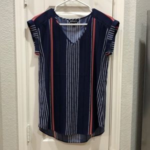 Express cap sleeve blouse